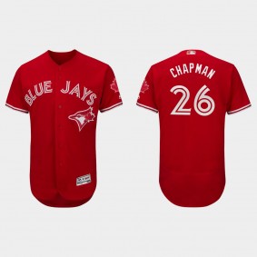 Vladimir Guerrero Jr. Jersey Toronto Blue Jays #27 Red Cool Base Canada Day